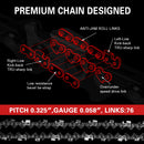 X-BULL 20'' Chainsaw Bar and Chain 0 .325 Pitch Gauge 76 Link Universal