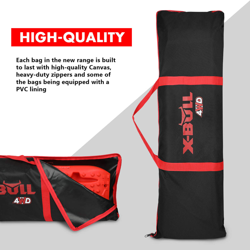 X-BULL Recovery tracks Carry Bag 4x4 Extraction Tred Bag Black