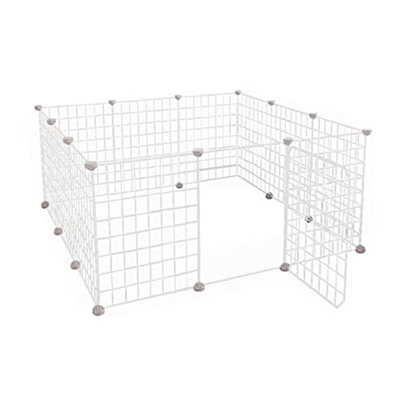 Floofi Small Pet Playpen (White)