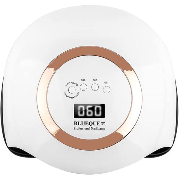 GOMINIMO UV LED Nail Lamp with 4 Timer Setting and 1 Mini Nail Lamp Included (White)