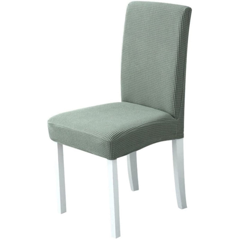 GOMINIMO 6pcs Dining Chair Slipcovers/ Protective Covers (Pea Green)