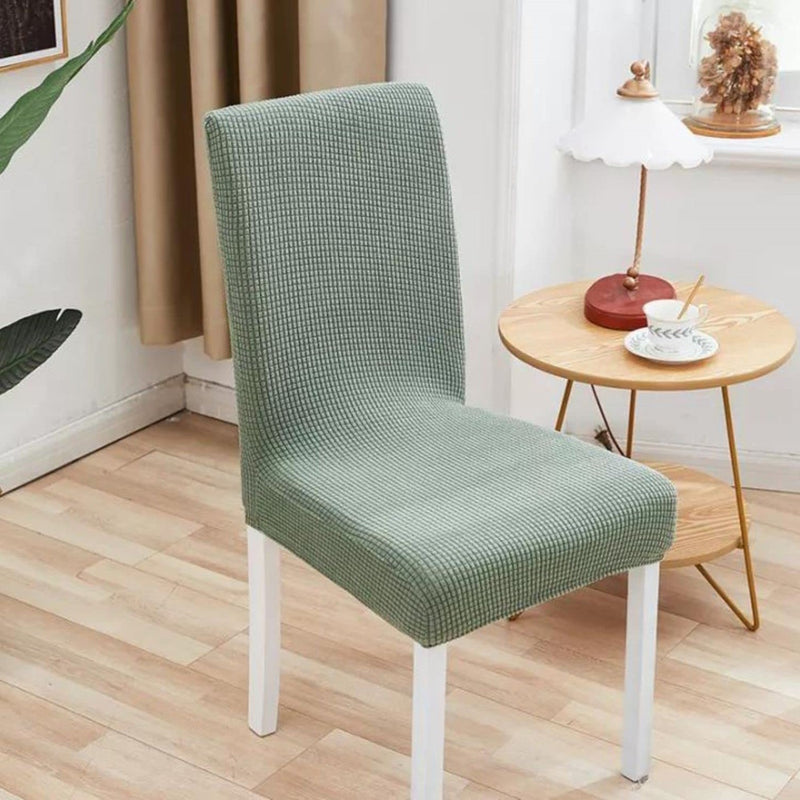 GOMINIMO 6pcs Dining Chair Slipcovers/ Protective Covers (Pea Green)