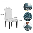 GOMINIMO 6pcs Dining Chair Slipcovers/ Protective Covers (Navy Blue)