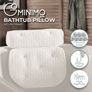 GOMINIMO Bathtub Spa Pillow with 4D Air Mesh and 7 Suction Cups