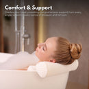 GOMINIMO Bathtub Spa Pillow with 4D Air Mesh and 7 Suction Cups