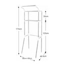 GOMINIMO Over Toilet Storage Shelf 2-Tiers