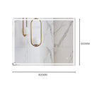 GOMINIMO LED Mirror with Bluetooth Speaker 800mm Rectangle