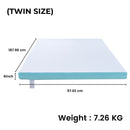 GOMINIMO Dual Layer Mattress Topper 4 inch with Gel Infused (Twin)