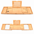 GOMINIMO Expandable Bamboo Bathup Caddy Trays