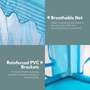 GOMINIMO Kids Hexagonal Tent with LED Lights (Blue)