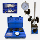 RYNOMATE Dial Indicator Gauge Magnetic Base with 22 Indicator Point Set (Blue)