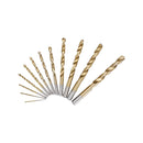 RYNOMATE 230 pcs Drill Bits Set with Black Plastic Case (Gold)