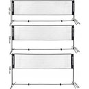 SONGMICS 5m Portable Tennis Badminton Net Black