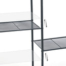 SONGMICS Bathroom Shelf 3-Tier Storage Rack with Adjustable Shelf Black