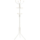 SONGMICS Metal Coat Rack 182 cm Tall Hall Tree White
