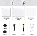 SONGMICS Guinea Pig Playpen with Dense Ramp White