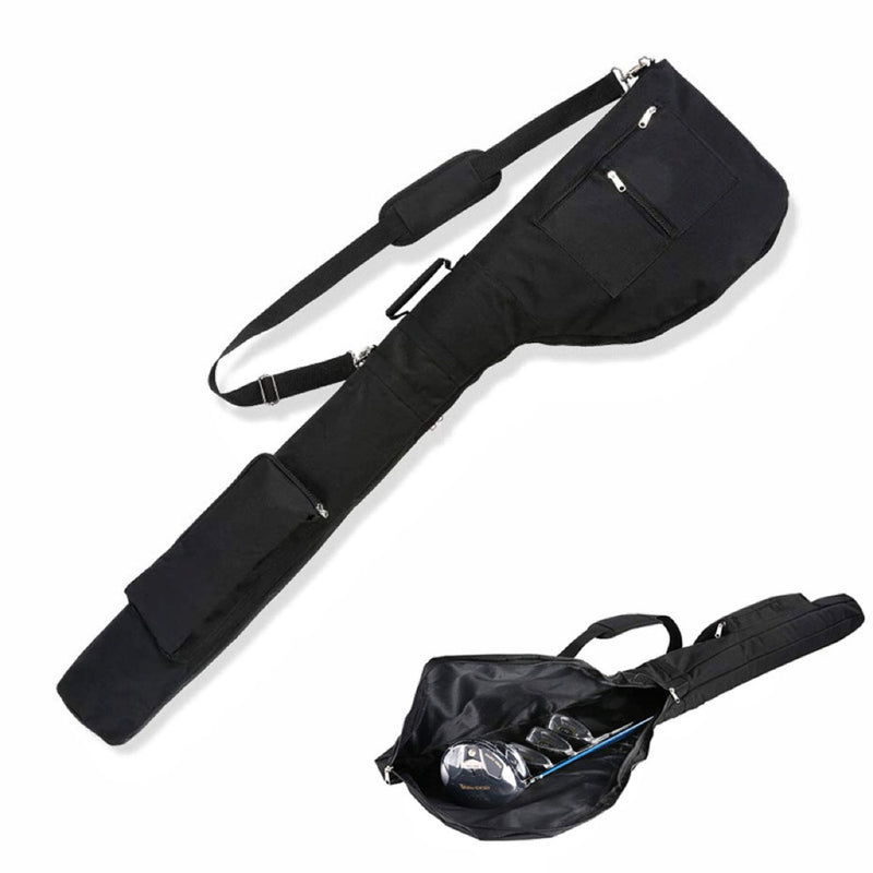 VERPEAK Foldable Golf Lightweight Carry Bag (Black)