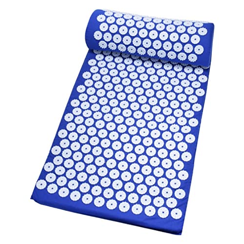 Verpeak Acupressure Mat & Pillow & Bag Blue