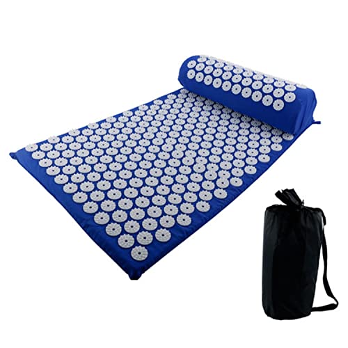 Verpeak Acupressure Mat & Pillow & Bag Blue