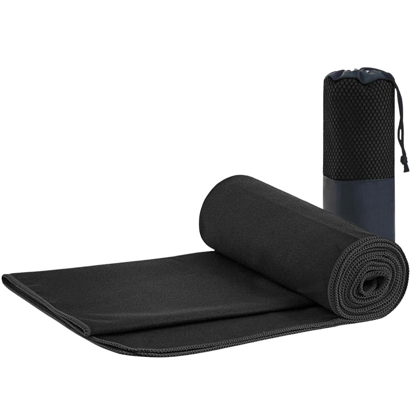 VERPEAK Quick Dry Gym Sport Towel 110*175CM (Black)