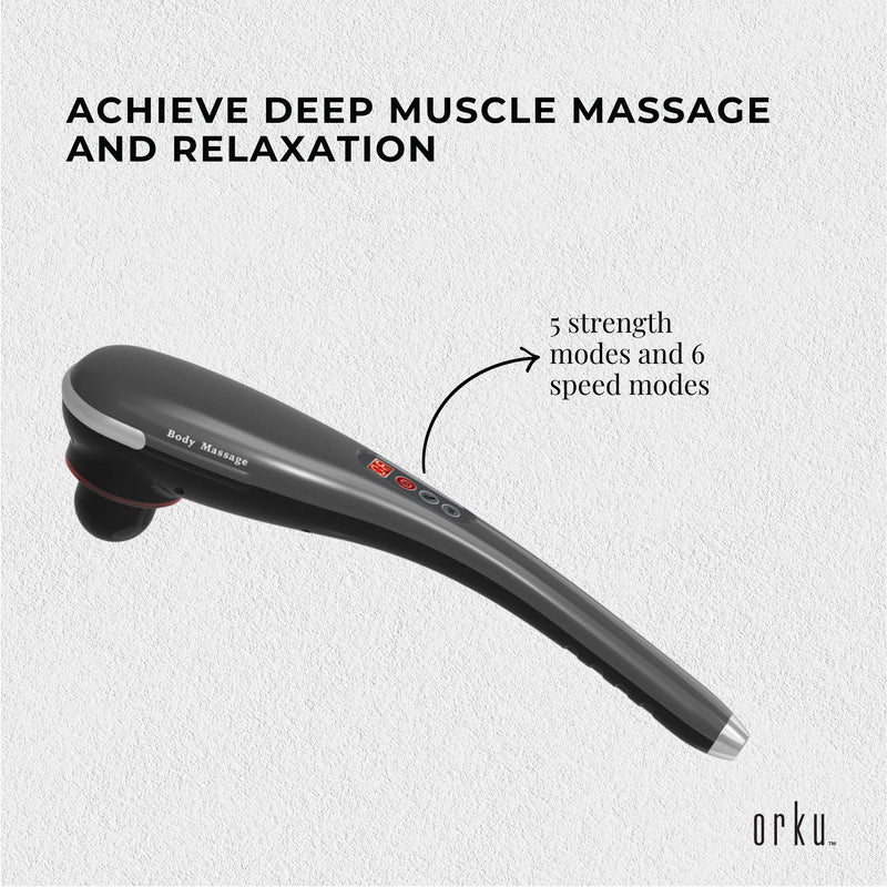 Rechargeable Body Hammer Massager - Handheld Portable Cordless Electric Massage