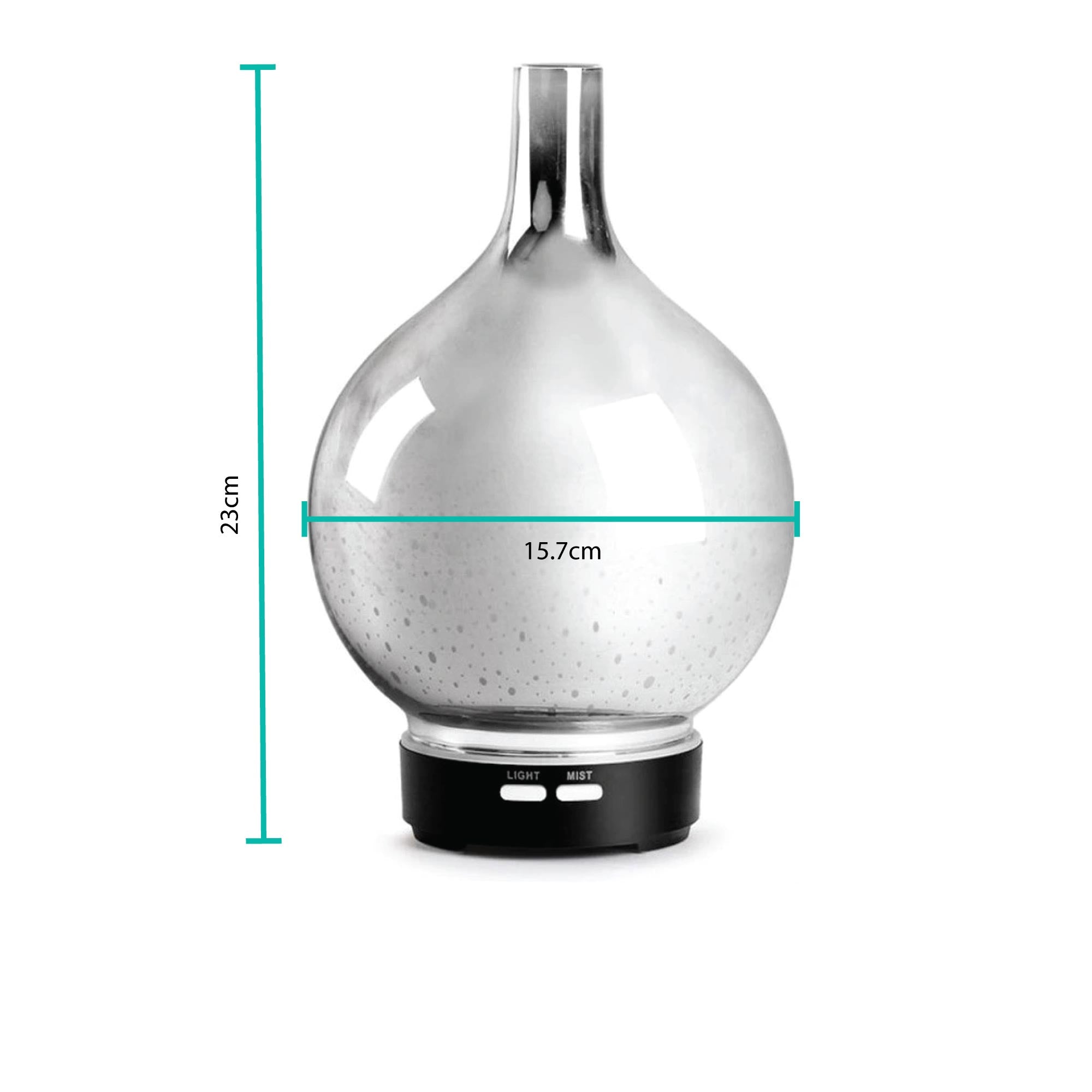 Essential Oil Aroma Diffuser - Mirror 3D Fireworks Aromatherpay Mist Humidifier