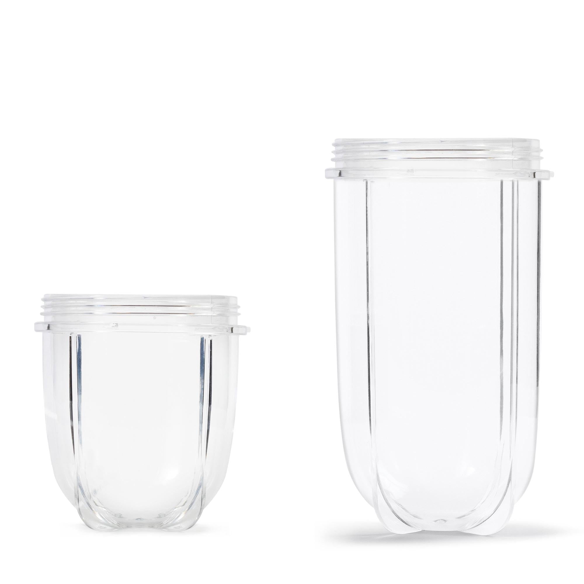 500ml Tall Cup  + Short Cup Replacement Compatible with Magic Bullet Cross Blade