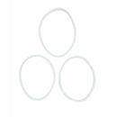Kitchee 3x For Nutribullet Rubber White Seal - Gasket Ring For 600 600W