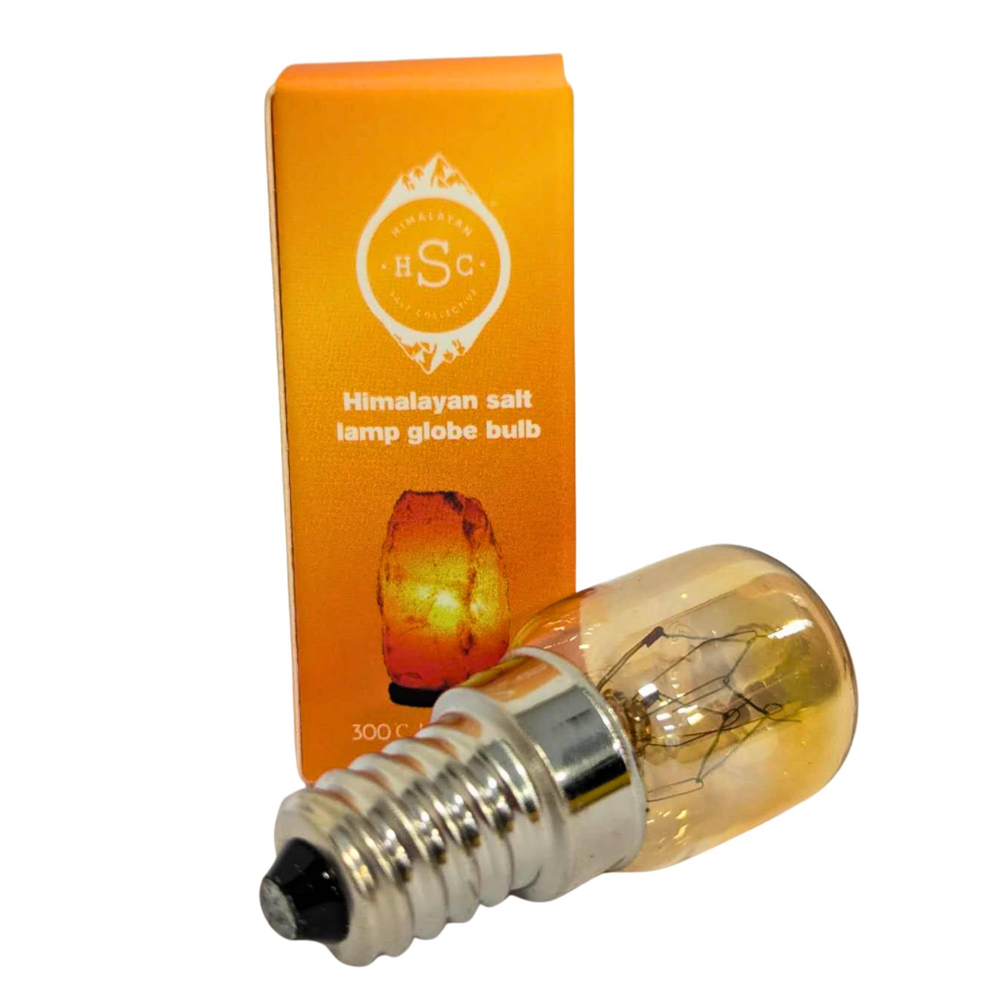 Bulk 10x E14 15W 240V Light Bulbs - Clear Globe For Himalayan Salt Lamp