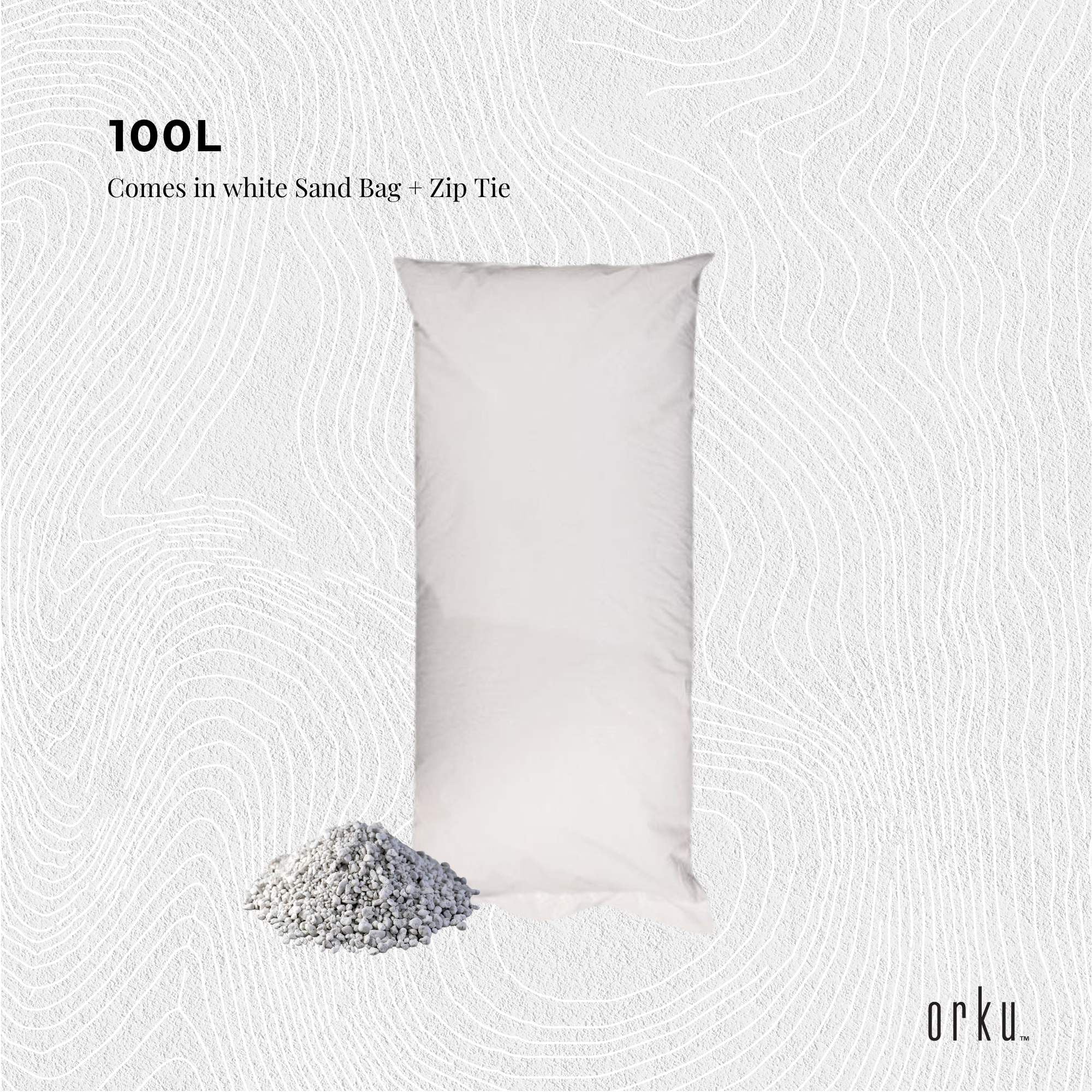 Orku 100L Coarse Perlite Soil Additive - Drainage Aeration Growing Medium Bulk