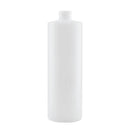 Kitchee 1x 500ml Ntural HDPE Round Bottle + 28/410 Caps - Empty Plastic Food Storage
