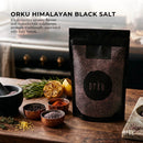 Orku 400g Himalayan Black Salt Cooking Kala Namak Vegan Seasoning