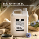 Orku 5L Black Seed Oil Pure Cold Pressed 100% Ethiopian Nigella Sativa Cumin