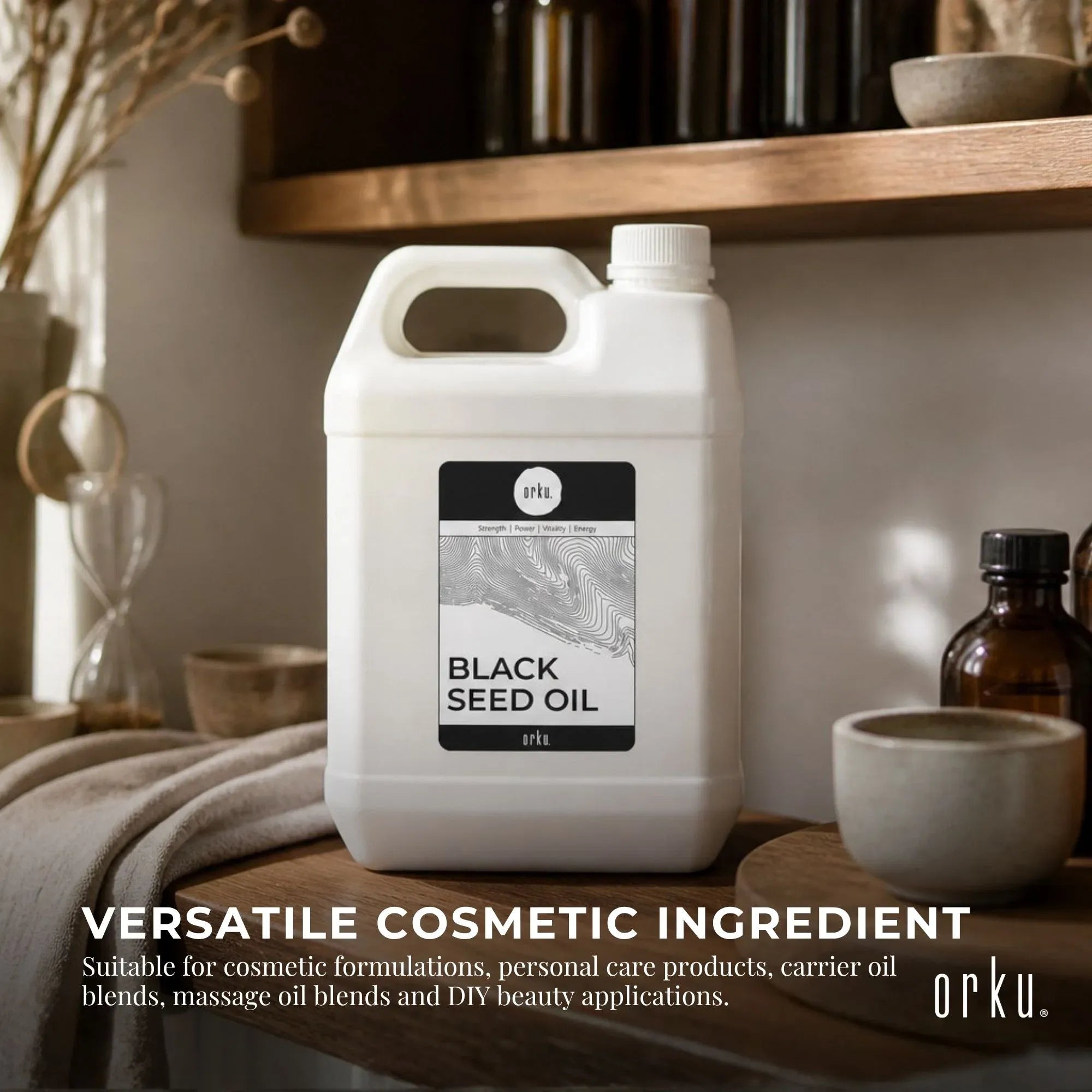 Orku 5L Black Seed Oil Pure Cold Pressed 100% Ethiopian Nigella Sativa Cumin