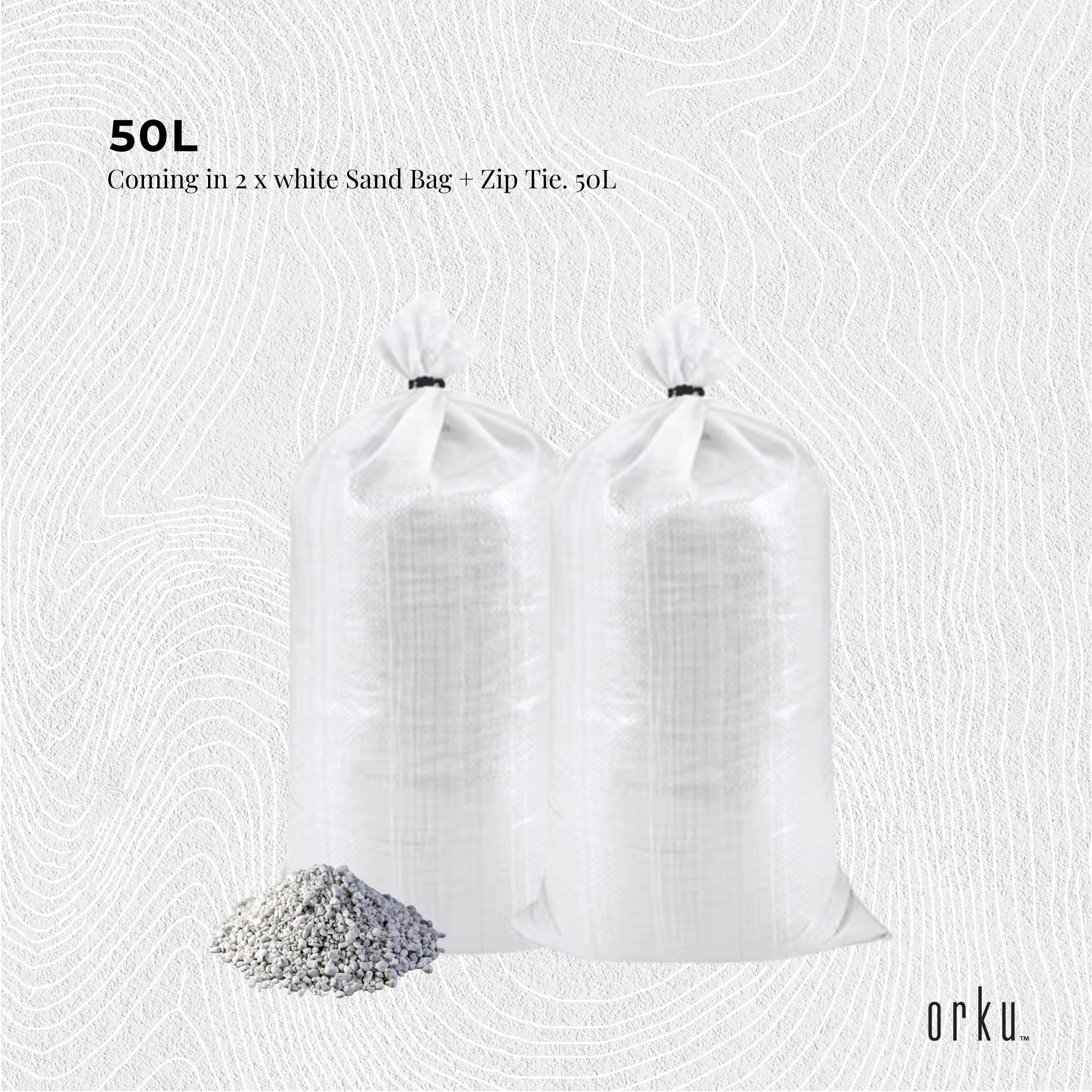 Orku 50L Perlite Super Coarse Premium Soil Expanded Medium Plants Hydroponics