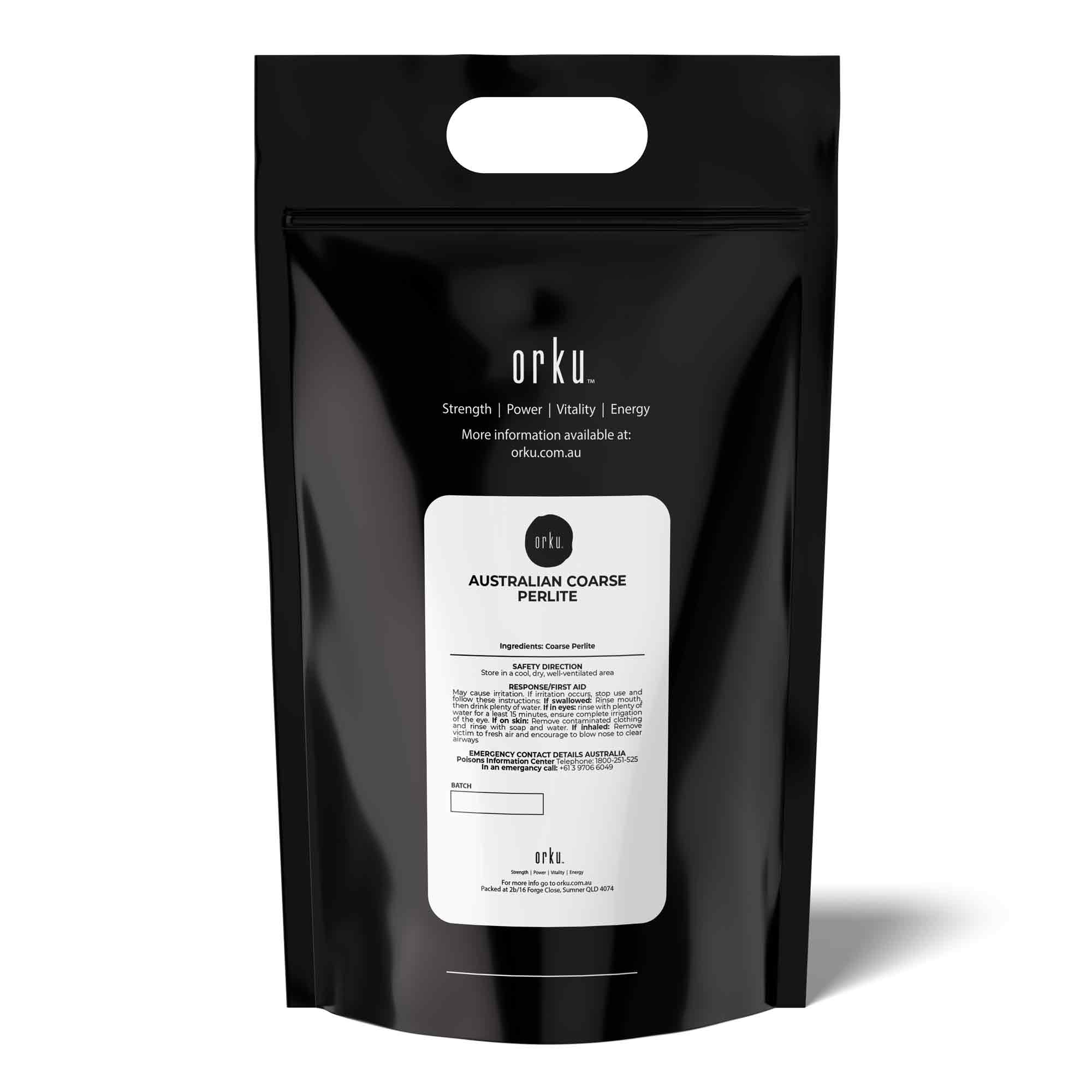 Orku 10L Perlite Coarse Premium Soil Expanded Medium Plants Hydroponics