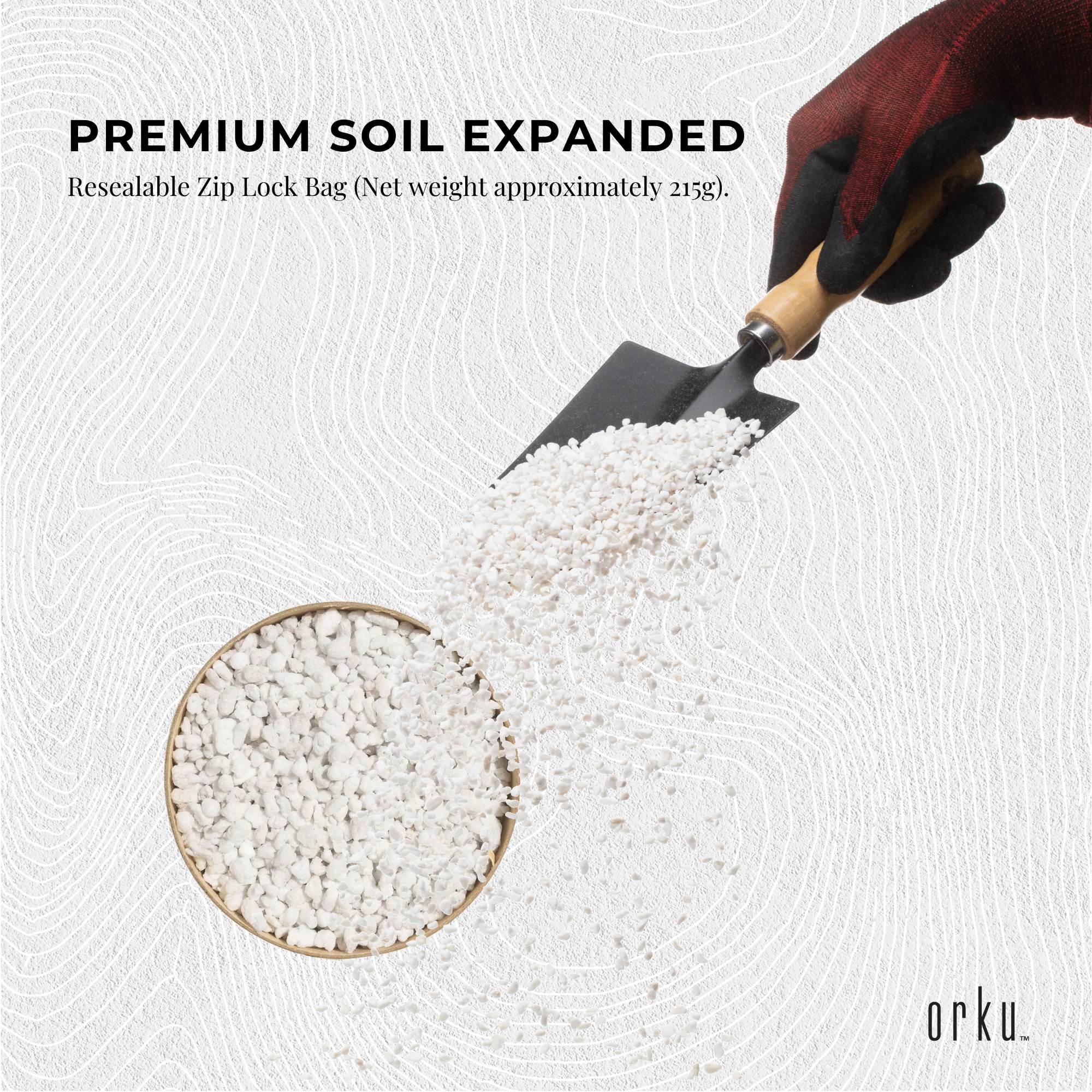 Orku 50L Perlite Coarse Premium Soil Expanded Medium Plants Hydroponics