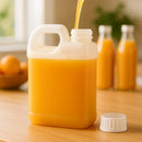 Kitchee 10x 1L Natural HDPE Jerry Can Bottle Empty 38mm TE Cap