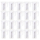 20x 500ml Measuring Jug Strong Clear Plastic Propylene BPA 5 Food Grade Pro-Jug