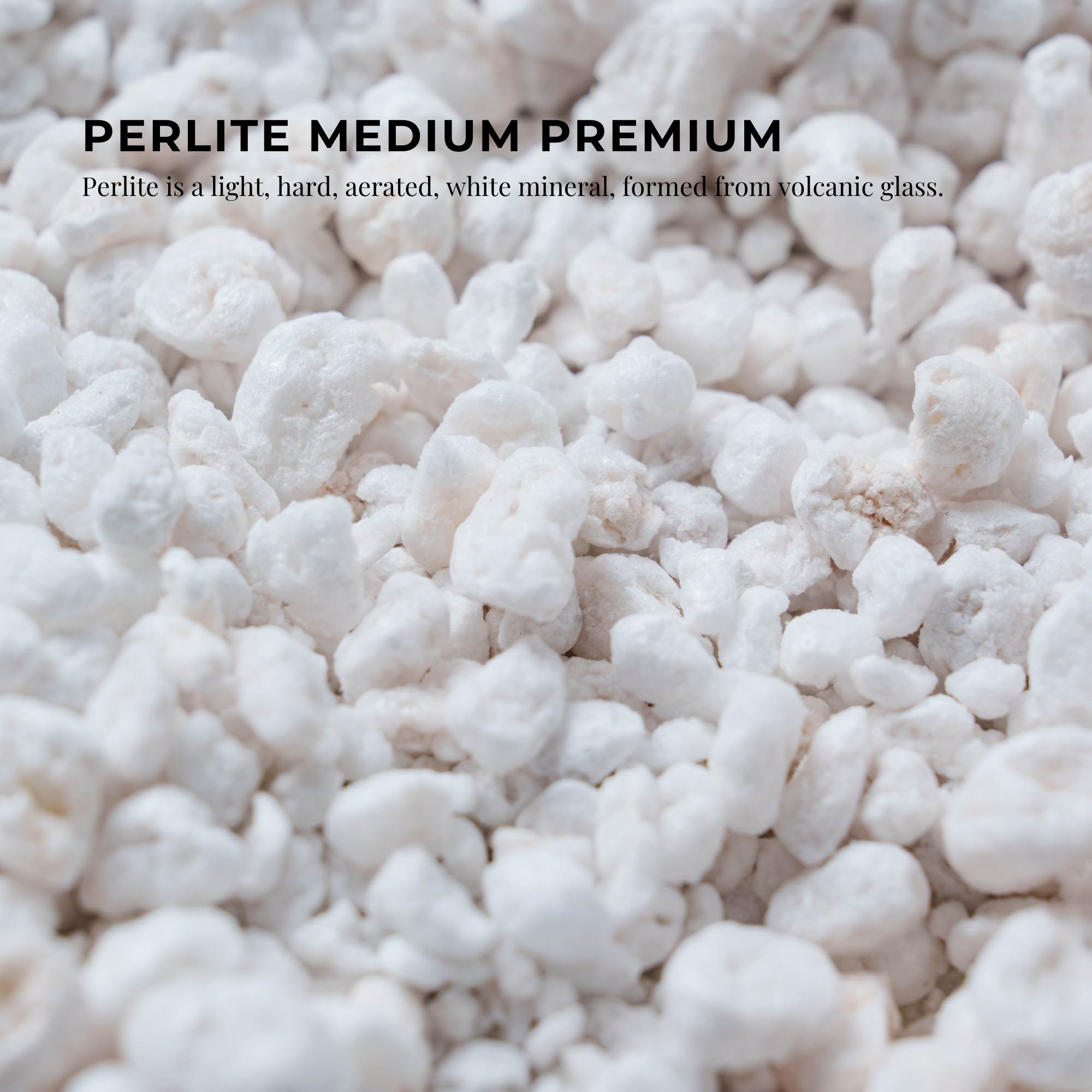 50L Perlite Medium Premium Soil Expanded Plant Growing Media Plants Hydroponics