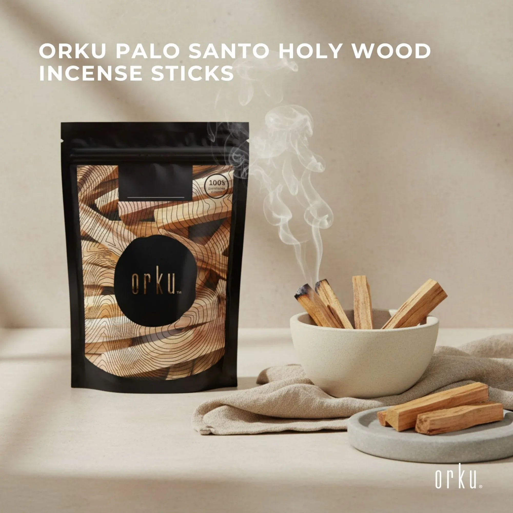 Orku 50g Palo Santo Holy Wood Incense Sticks