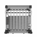 Aluminium Dog Travel Crate 63x68x88cm - Large Pet Car Transport Cage Kennel Box