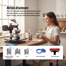 8 in 1 Combo Heat Press - DIY Hobby Craft Logo Transfer HVT Sublimation Printing
