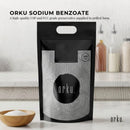 Orku 10Kg Sodium Benzoate USP/FCC Grade Prills – E211 Preservative CAS 532-32-1