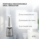 Orku Portable Oral Irrigator Flosser 350ml - Rechargeable Teeth Cleaner