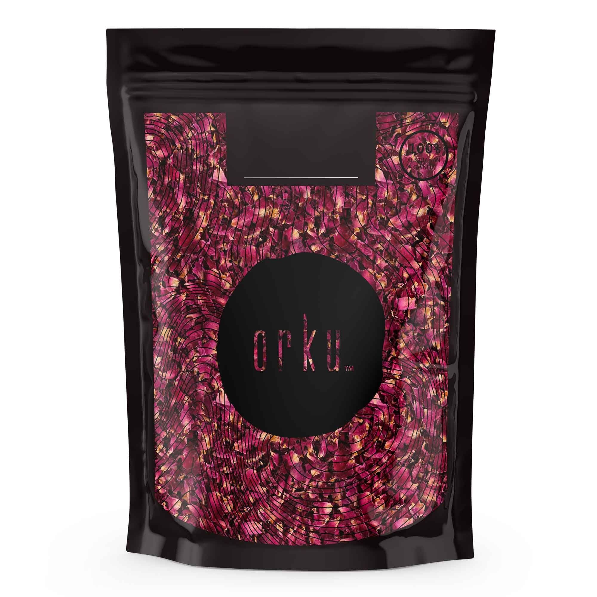 Orku 50g Organic Dried Red Rose Petals Potpourri Wedding Confetti