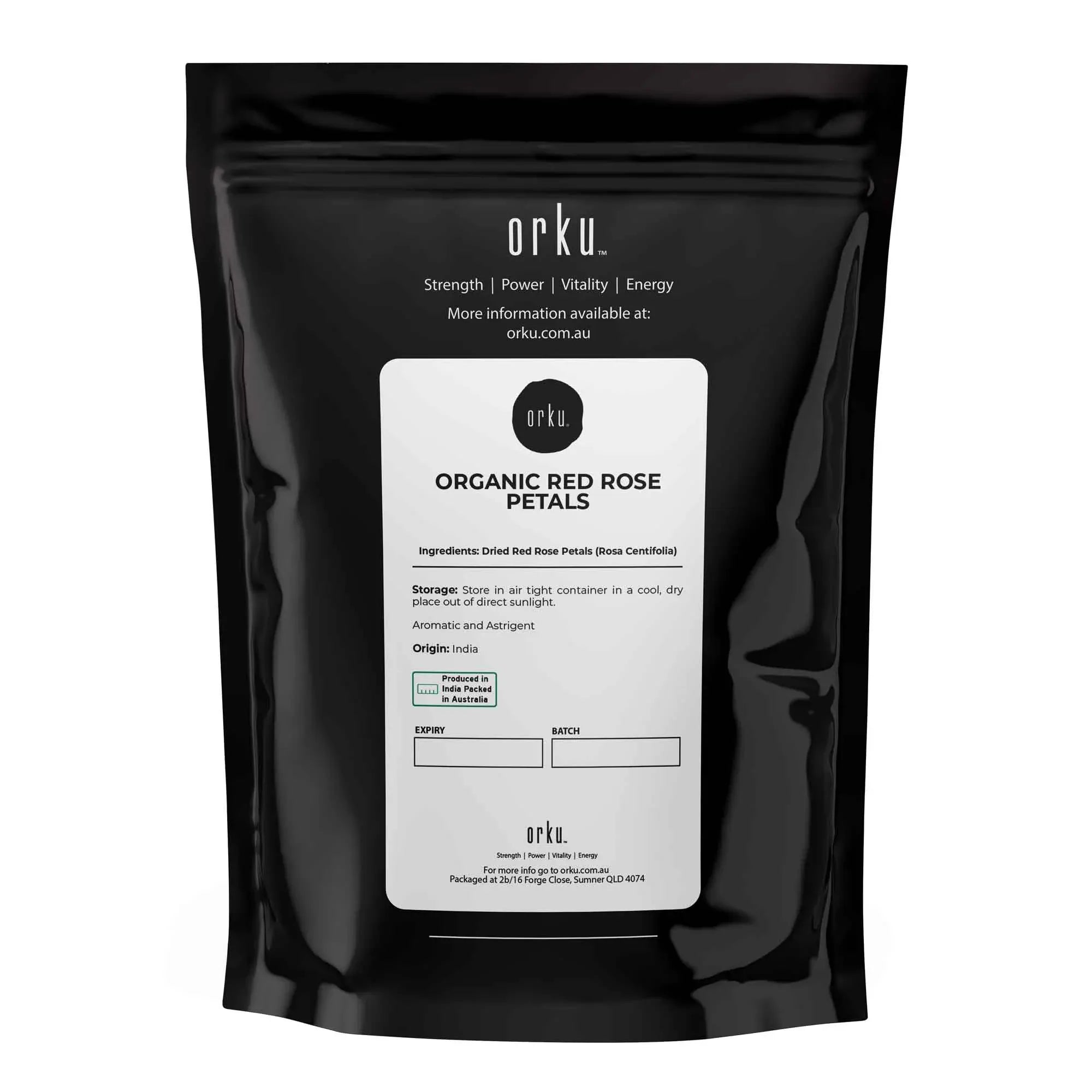 Orku 50g Organic Dried Red Rose Petals Potpourri Wedding Confetti