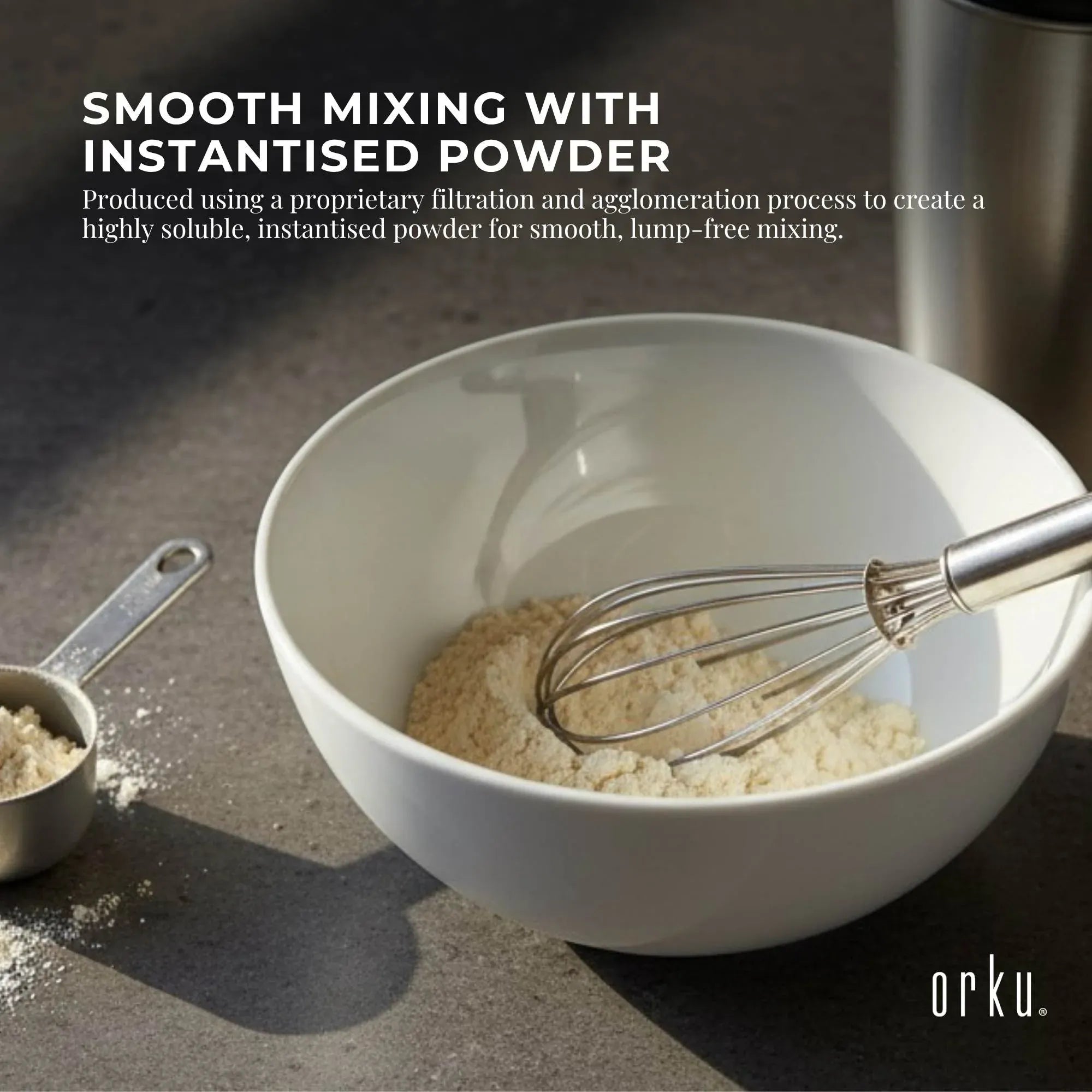 Orku 20Kg Whey Protein Isolate Powder WPI 90% Unflavoured Native Bag