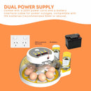Automatic 8 / 18 Egg Incubator - Electrical Turning Chicken Quail Duck Hatching