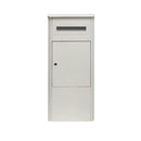 Parcel Delivery Drop Box Mailbox - Secure Home Package Locker 38x38x90cm White